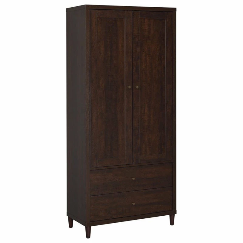 Best Pirce 🥰 Coaster Home Furnishings Coaster 2 Door Casual Wooden Accent Storage Cabinet In Rustic Tobacco 🥰