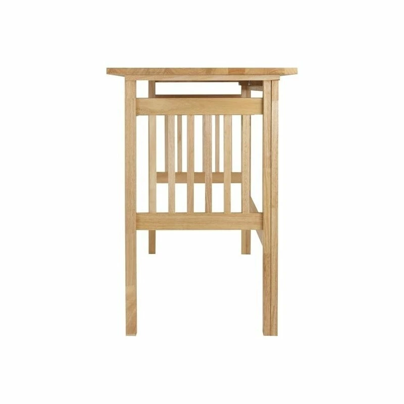 Buy ๐ฏ Winsome Trading, Inc Mission Foldable Computer Desk, Natural ๐ - Image 3
