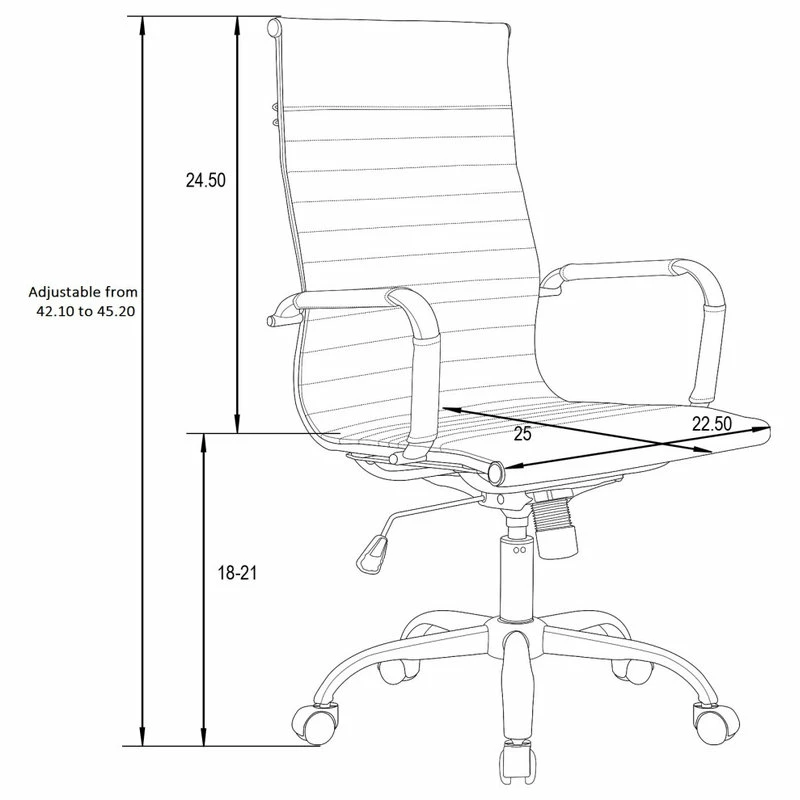 Best deal π LeisureMod Harris High-Back Office Chair, Tan, HOT19TL π - Image 2