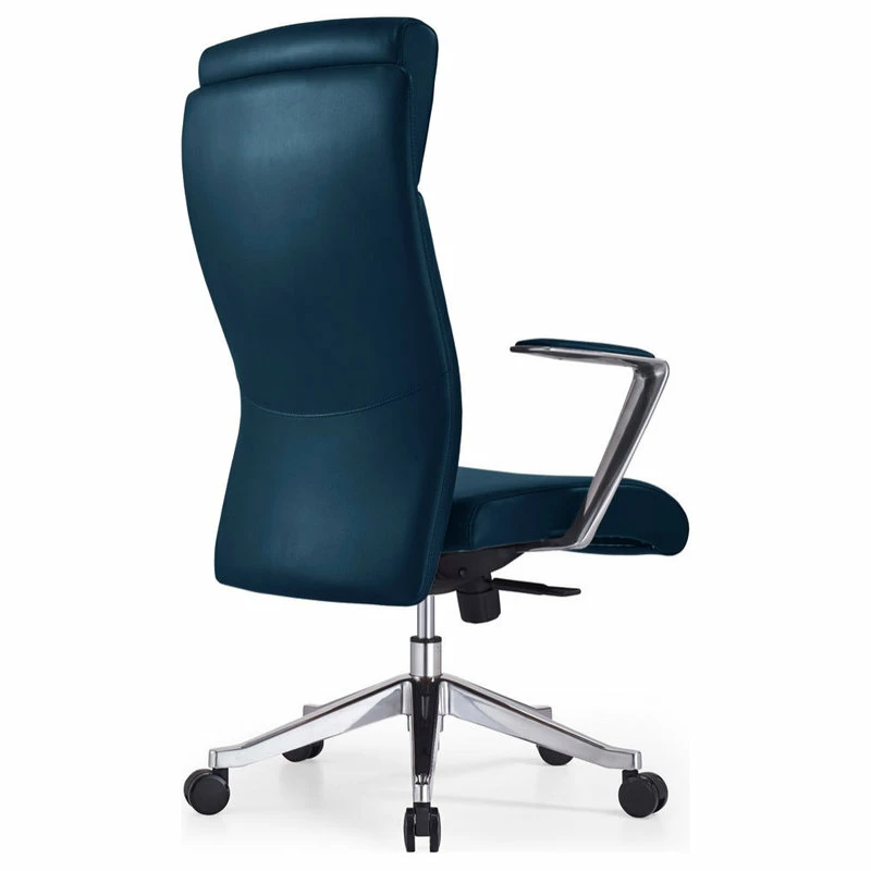 New 𧨠Zuri Furniture Draper Modern Adjustable Executive Chair Dark Teal Top Grain Leather π - Image 4