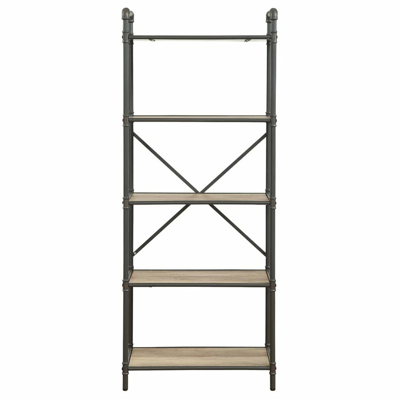Cheapest ๐ Acme Furniture ACME Indi Bookshelf, Sandy Gray And Oak ๐ - Image 2