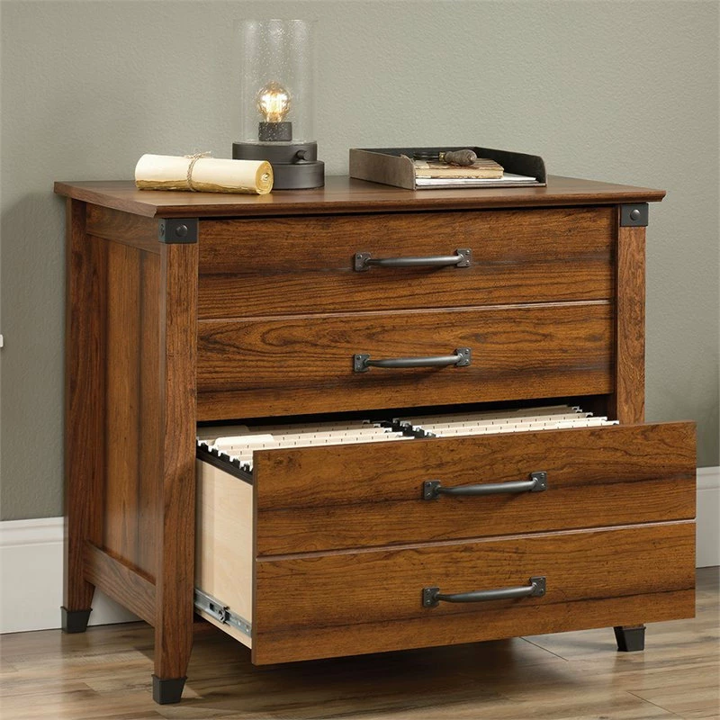 Best Sale ๐ Sauder Carson Forge 2 Drawer Lateral File Cabinet In Washington Cherry โ - Image 5