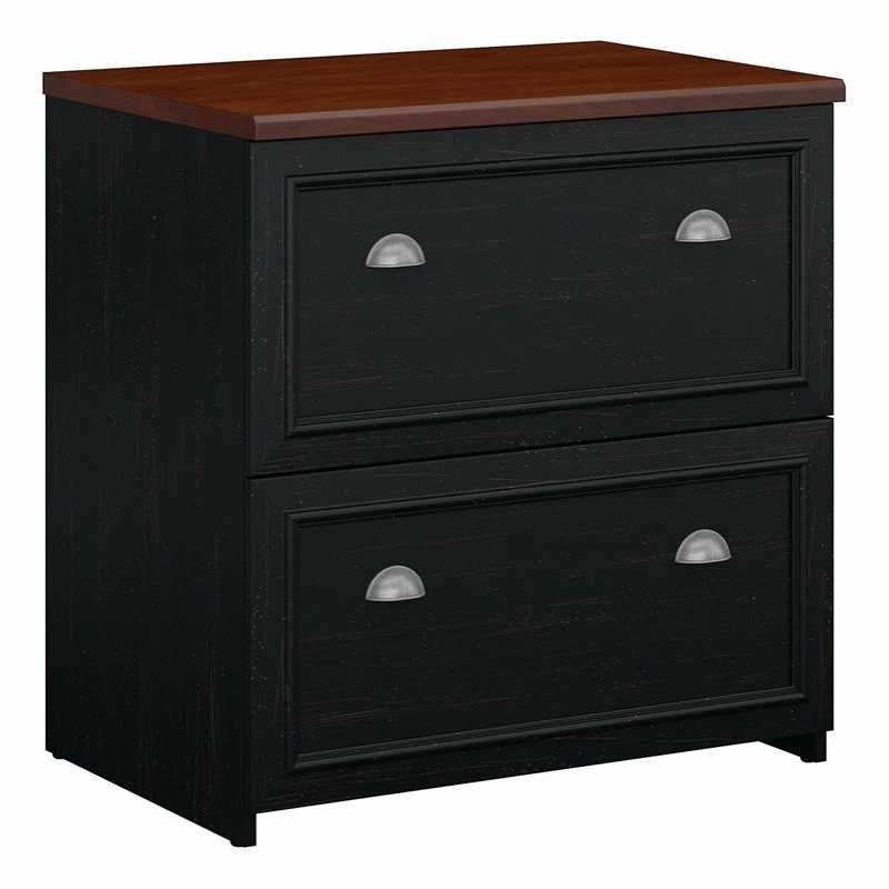 Best deal ๐ Bush Business Furniture Fairview Lateral File Cabinet In Antique Black - Engineered Wood ๐ - Image 5
