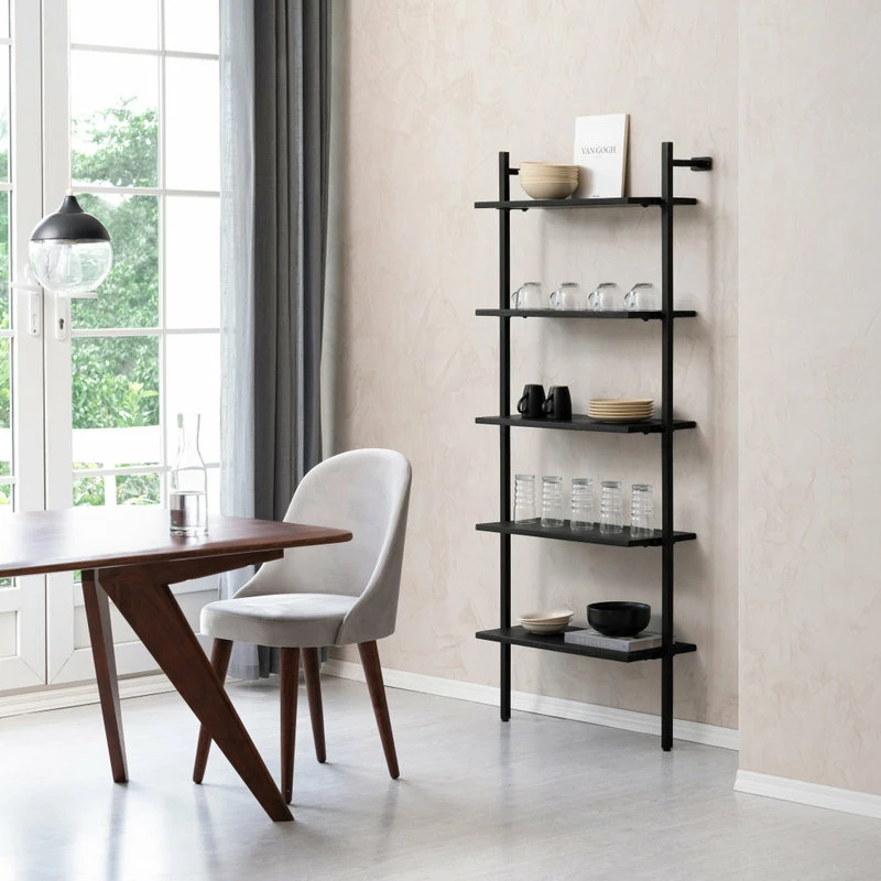 Hot Sale 🎁 Madeleine Home Inc. Milton Etagere Bookcase, Black 🎉 - Image 7