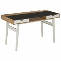 Budget 😉 Rta Products- L Techni Mobili Compact Computer Desk With Multiple Storage, Walnut 😍