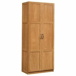 Cheapest โค๏ธ Sauder Select Engineered Wood Storage Cabinet In Highland Oak โญ