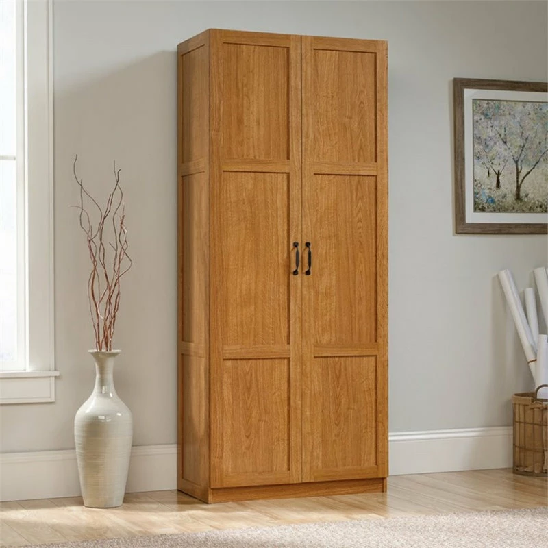 Cheapest ❤️ Sauder Select Engineered Wood Storage Cabinet In Highland Oak ⭐ - Image 3