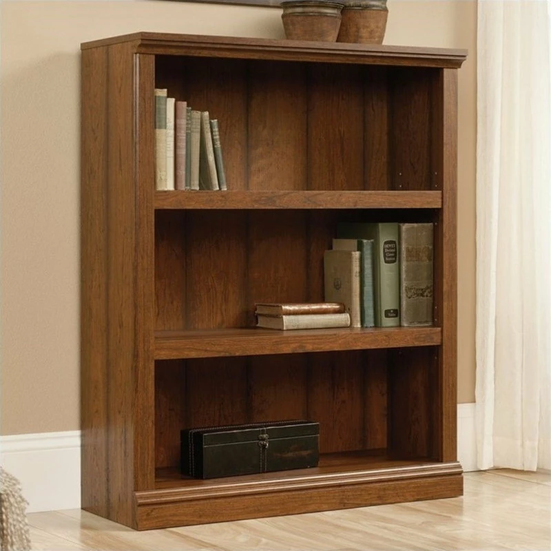 New 𧨠Sauder 3 Shelf Bookcase In Washington Cherry βοΈ - Image 2