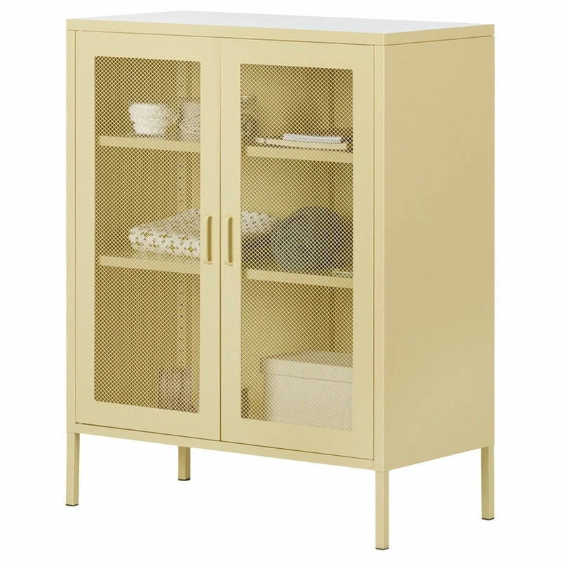 Top 10 π South Shore Furniture Crea Metal Mesh 2-Door Accent Cabinet-Pale Yellow-South Shore π€© - Image 3