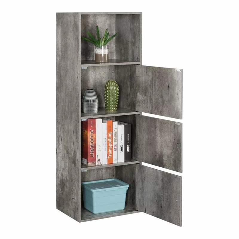 Discount โ๏ธ Convenience Concepts Xtra Storage 3 Door Cabinet In Gray Faux Birch Wood Finish ๐ - Image 3