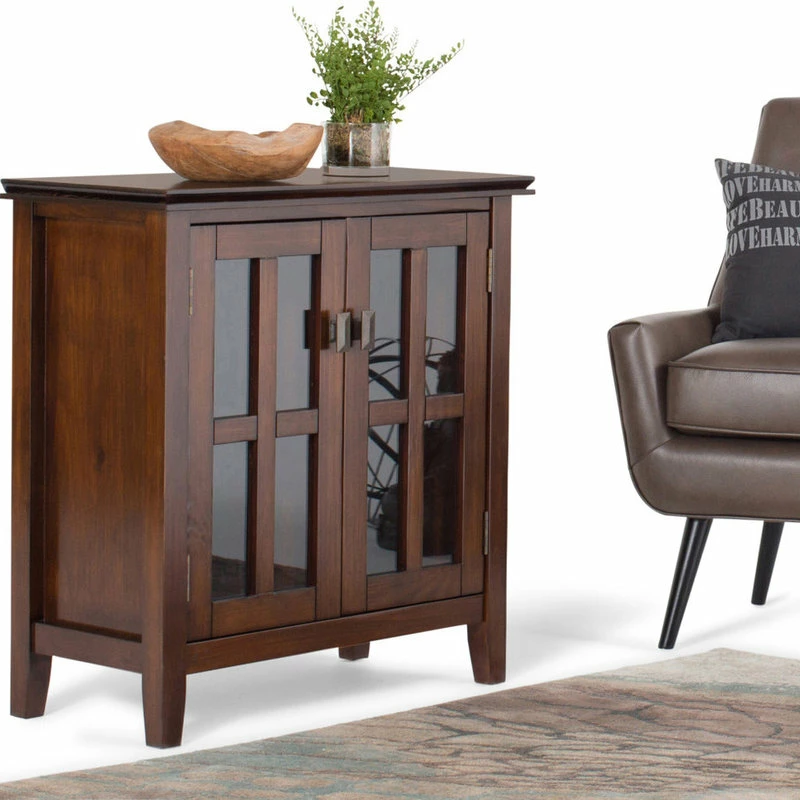 Buy ๐ Simpli Home Ltd. Artisan Low Storage Cabinet ๐ - Image 2