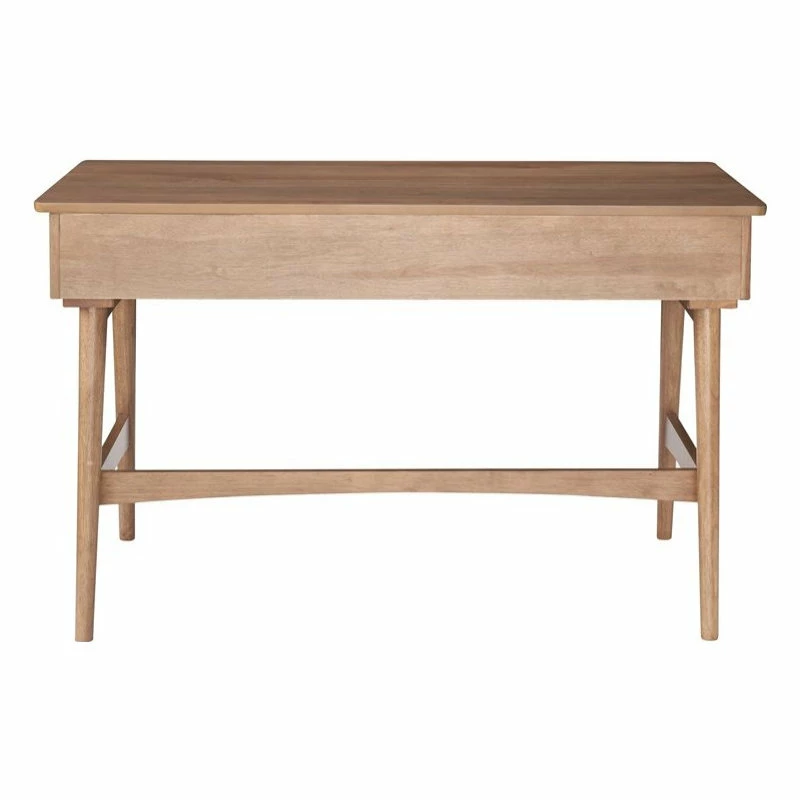 New π Linon Home Decor Products Linon Luca Rattan Wood Desk In Natural βοΈ - Image 3