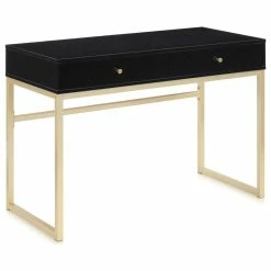 Top 10 🎁 Belleze 42" Home Office Writing Computer Desk Console Table, Black ⌛