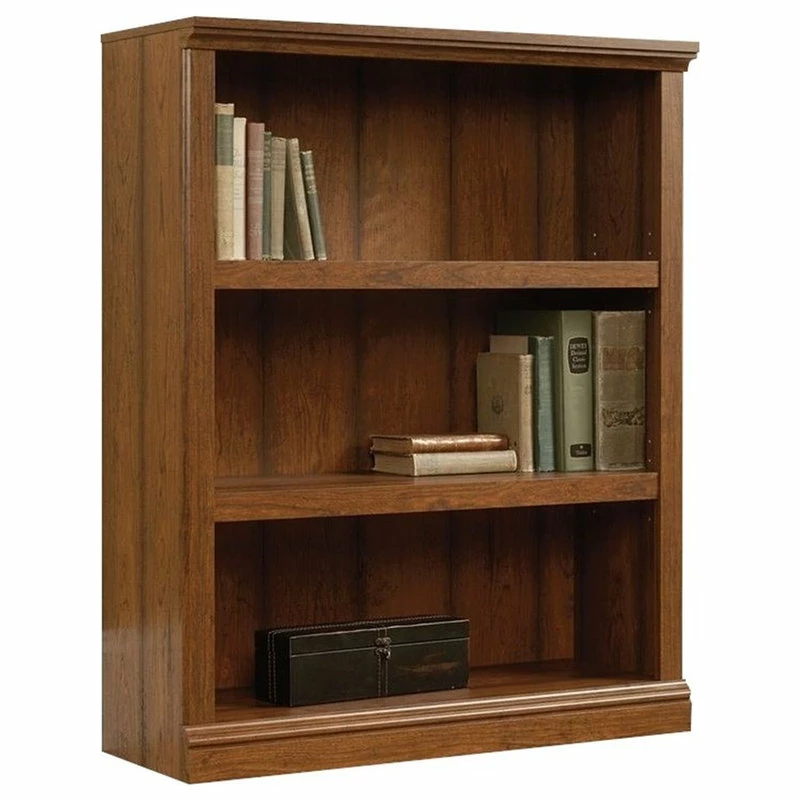 New 𧨠Sauder 3 Shelf Bookcase In Washington Cherry βοΈ