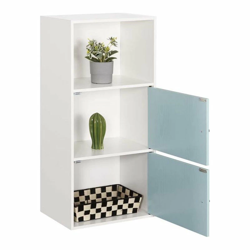 Deals โค๏ธ Convenience Concepts Xtra Storage 2 Door Cabinet With Seafoam And White Wood Finish ๐ - Image 3