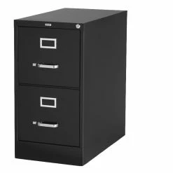Cheap โค๏ธ Hirsh Industries LLC Hirsh 22-in Deep Metal 2 Drawer Letter Width Vertical File Cabinet Black โค๏ธ