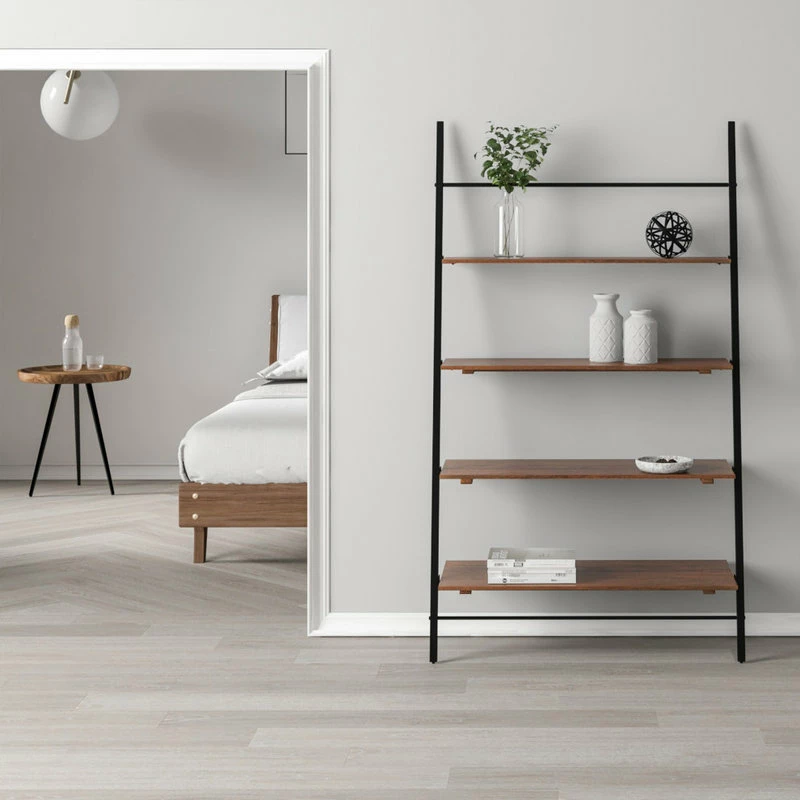 Budget 🥰 Madeleine Home Inc. Lasalle Ladder Shelf, Walnut ⭐ - Image 6