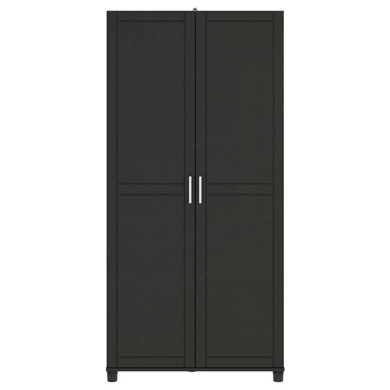 Brand new ๐ A Design Studio Wayburn 36" Utility Storage Cabinet, Black ๐งจ - Image 4