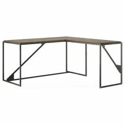 Best deal 👍 Bush Industries Refinery 62W L Shaped Industrial Desk With 37W Return ⭐
