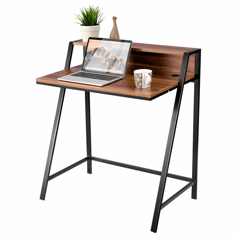 Best reviews of 👏 Costway 2 Tier Computer Desk PC Laptop Table Study Writing Home Workstation 🤩