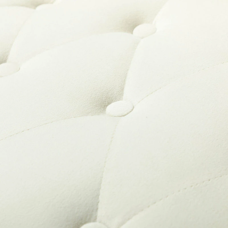 Cheapest 👏 Karat Home Swivel Upholstered Task Chair With Tufted Back, Ivory 🌟 - Image 7