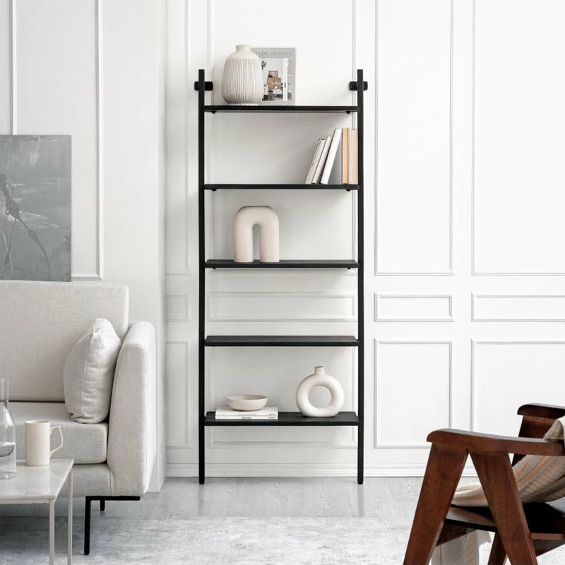 Hot Sale 🎁 Madeleine Home Inc. Milton Etagere Bookcase, Black 🎉 - Image 5