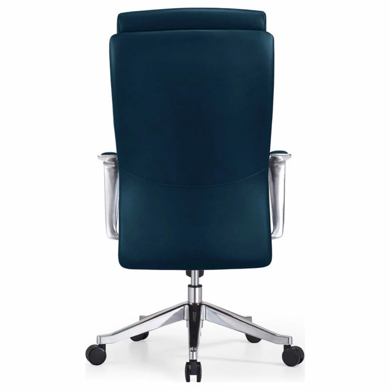 New 𧨠Zuri Furniture Draper Modern Adjustable Executive Chair Dark Teal Top Grain Leather π - Image 5