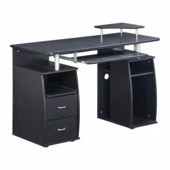 Buy ๐ Rta Products- L TECHNI MOBILI Atua Wood Computer Desk In Espresso โ๏ธ