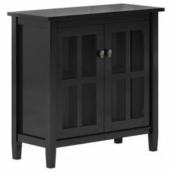 New 😀 Simpli Home Ltd. Warm Shaker Low Storage Cabinet 🥰