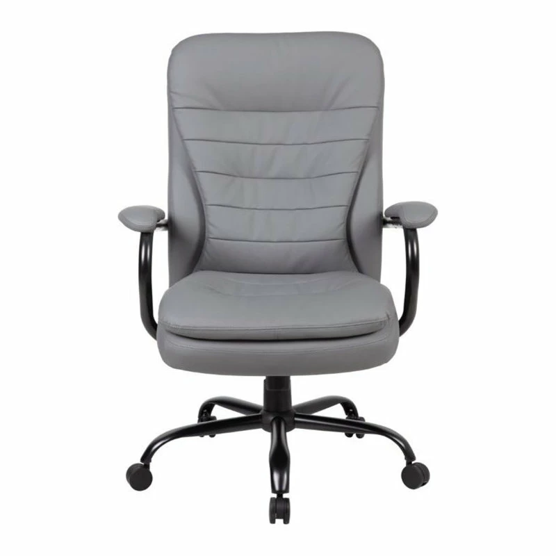 Cheap ๐ Boss Office Products Boss Office Heavy Duty Double Plush CaressoftPlus Chair In Gray ๐ - Image 2
