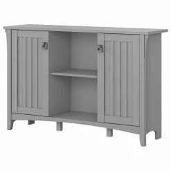 Discount π Bush Industries Bush Furniture Salinas Accent Storage Cabinet With Doors, Cape Cod Grey β