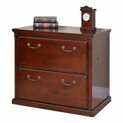 Budget ๐ Martin Furniture Huntington Club Two Drawer Lateral File Cabinet, Office Storage File Drawer ๐ฏ