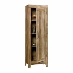 New βοΈ Sauder Adept Storage Cabinet In Craftsman Oak β€οΈ