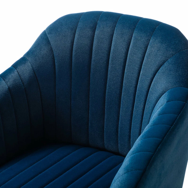 Promo โ Karat Home Swivel Task Chair With Tufted Back, Navy ๐ - Image 6