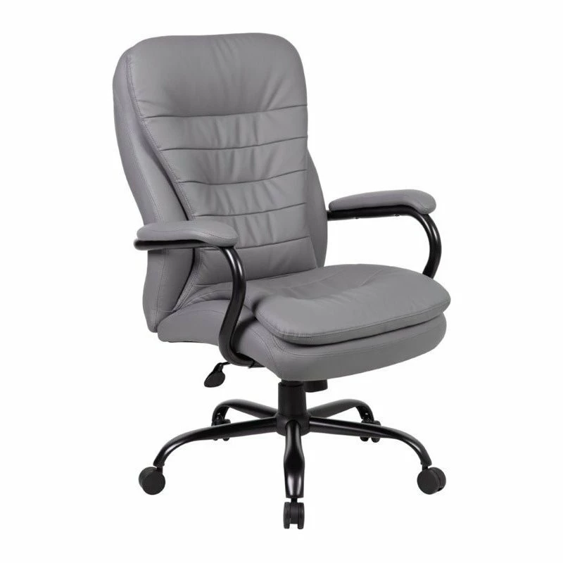 Cheap ๐ Boss Office Products Boss Office Heavy Duty Double Plush CaressoftPlus Chair In Gray ๐ - Image 5
