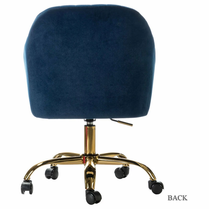 Promo โ Karat Home Swivel Task Chair With Tufted Back, Navy ๐ - Image 4