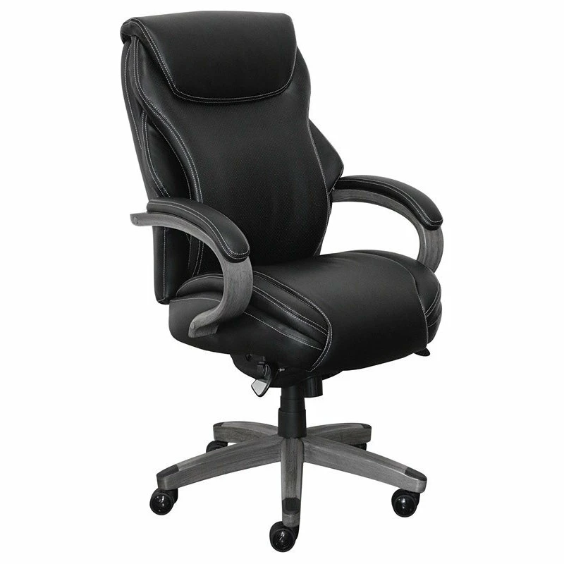 New ๐ La-Z-Boy Office La-Z-Boy Hyland Executive Office Chair With AIR Technology Jet Black ๐คฉ