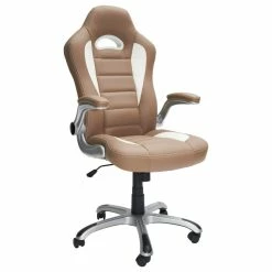New 🎉 Rta Products- L Techni Mobili Sport Race Executive Chair, Camel 👍