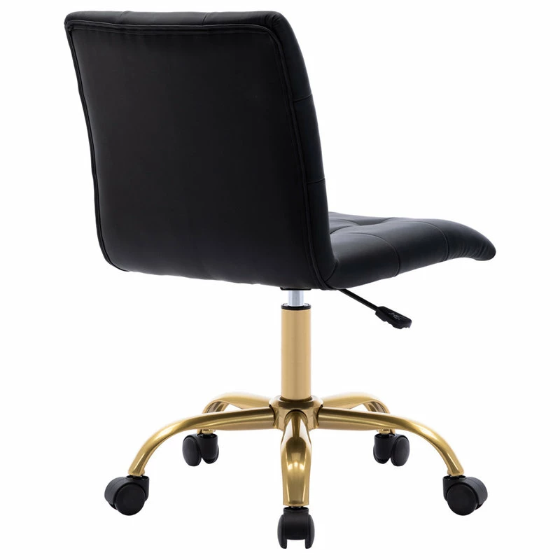 Buy 💯 Duhome Elegant Lifestyle Rhinestone Square Tufted Desk Chair, Black-Pu ✨ - Image 6