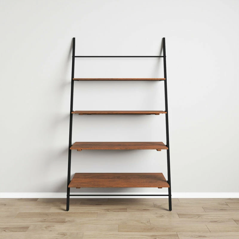 Budget 🥰 Madeleine Home Inc. Lasalle Ladder Shelf, Walnut ⭐ - Image 7