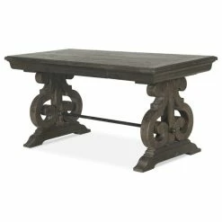 Brand new 👏 Magnussen Home Furnishings Magnussen Bellamy Writing Desk In Weathered Peppercorn ✨