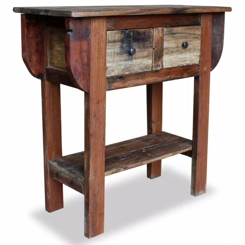 Cheapest ๐ Vida XL LLC VidaXL Console Table Solid Reclaimed Wood 31.5" Sideboard Wooden Side Desk ๐