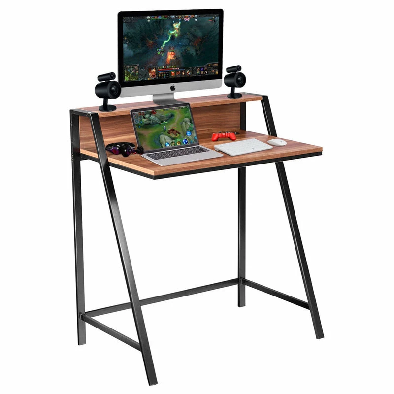 Best reviews of 👏 Costway 2 Tier Computer Desk PC Laptop Table Study Writing Home Workstation 🤩 - Image 2