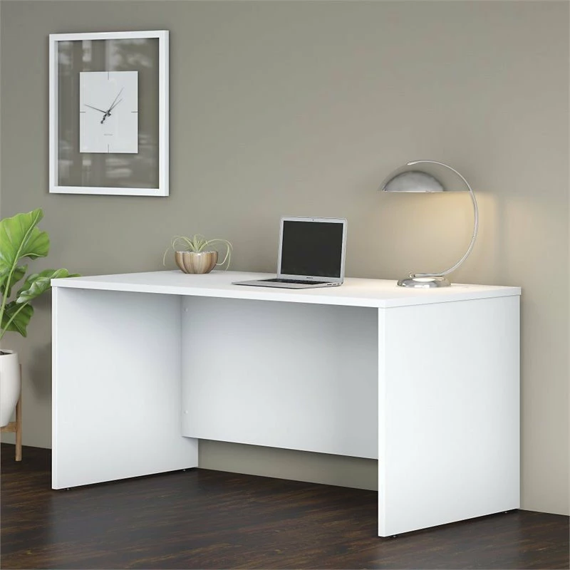 Cheapest ❤️ Bush Business Furniture Studio C 60W X 30D Office Desk In White - Engineered Wood 😀 - Image 2