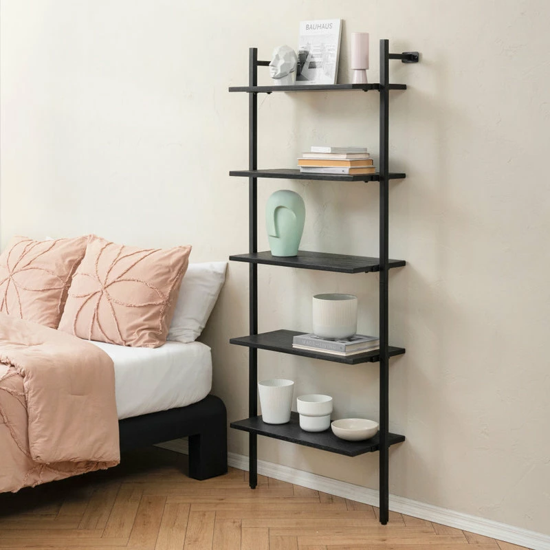 Hot Sale 🎁 Madeleine Home Inc. Milton Etagere Bookcase, Black 🎉 - Image 6