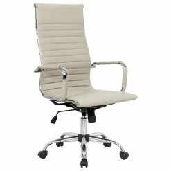 Best deal 👏 LeisureMod Harris High-Back Office Chair, Tan, HOT19TL 🛒