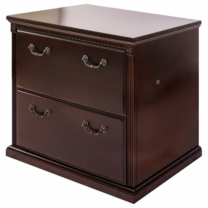 Budget 🛒 Martin Furniture Huntington Club Two Drawer Lateral File Cabinet, Office Storage File Drawer 💯 - Image 2