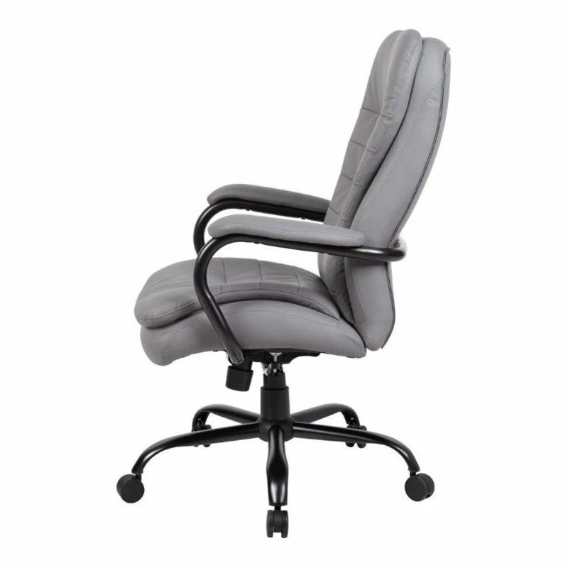 Cheap ๐ Boss Office Products Boss Office Heavy Duty Double Plush CaressoftPlus Chair In Gray ๐ - Image 3