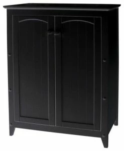Top 10 👏 Catskill Craftsmen 2 Door Wood Storage Cabinet In Black 🧨