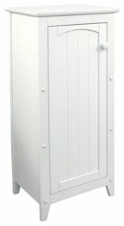 Best Sale 🎉 Catskill Craftsmen Wood Storage Cabinet In White 🔥